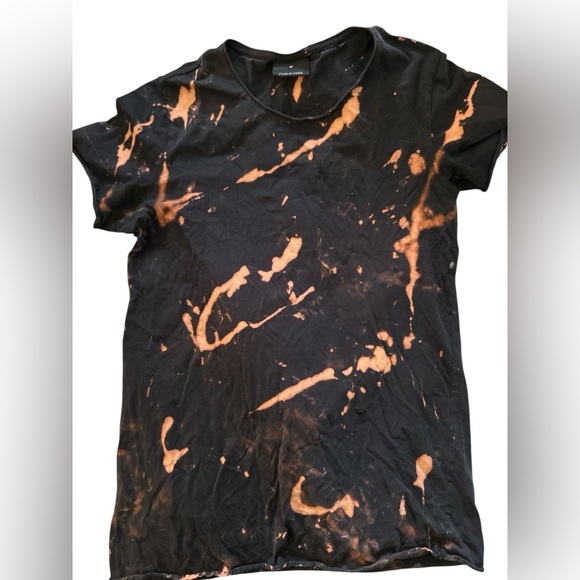 Wrap London Vneck Linen Tank and Acid Wash Tie Dye Junk de Luxe Tee - Picture 2 of 10